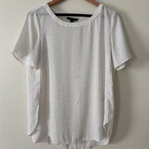 White Polka Dot Blouse